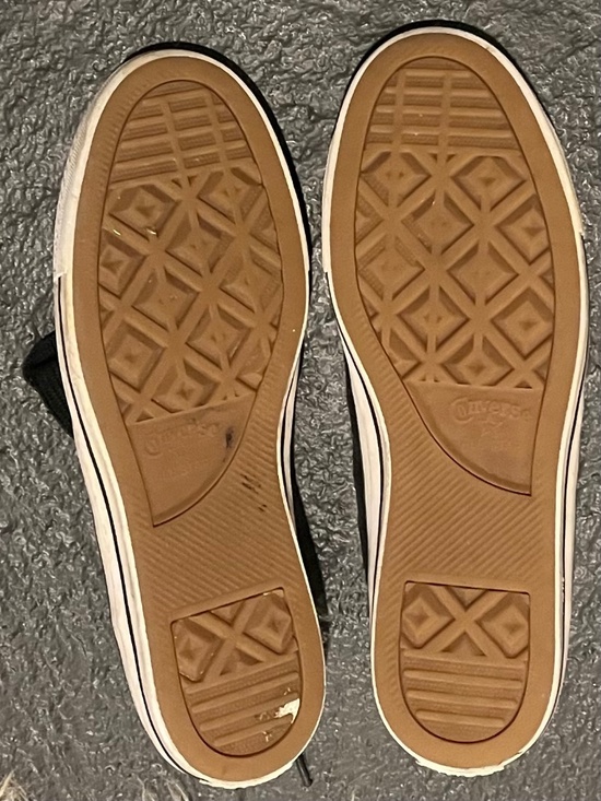 Converse Chucks Black & White Mens 9 - Picture 4 of 4